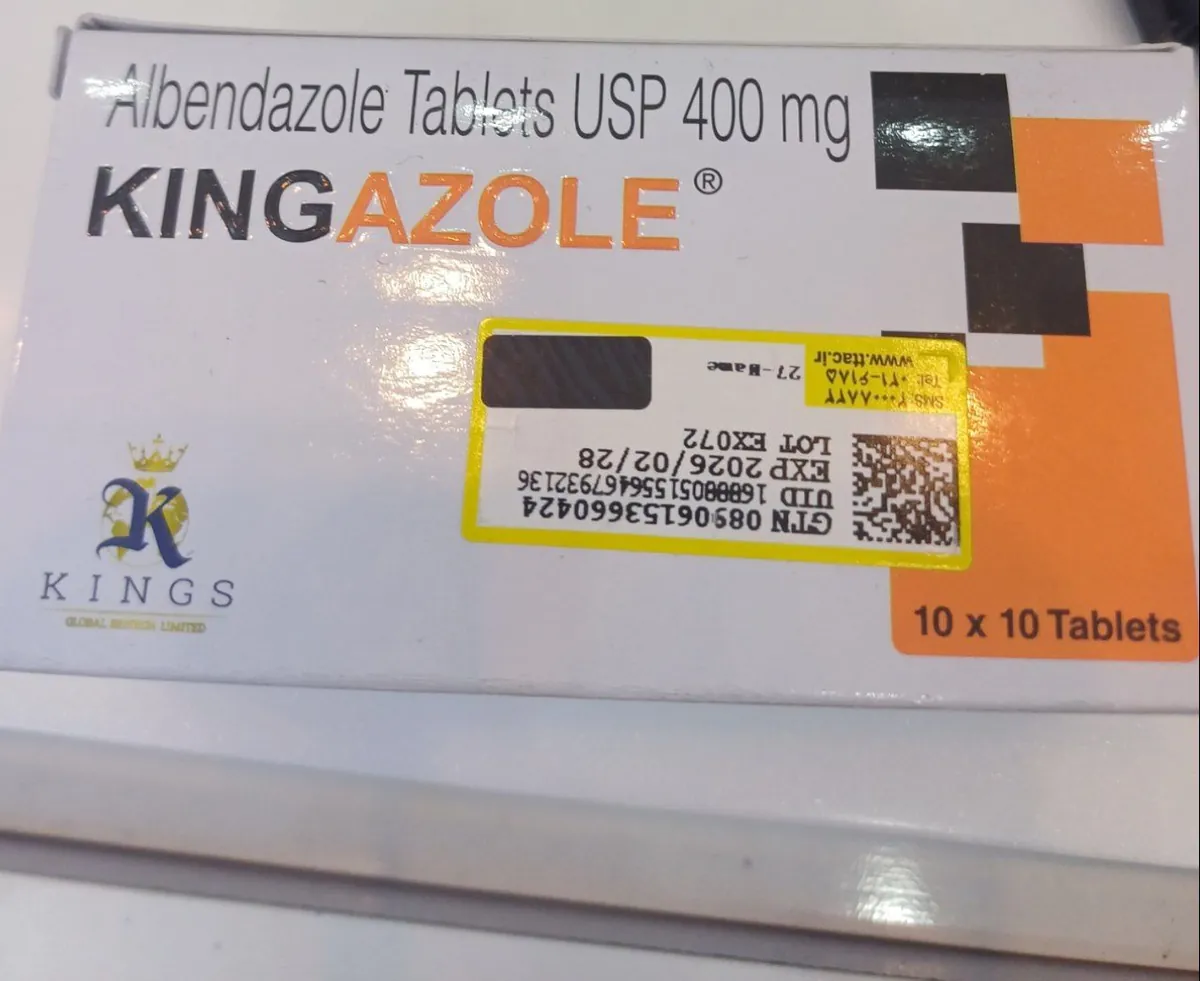 🌿 آلبندازول ۴۰۰ میلی‌گرم 💊
