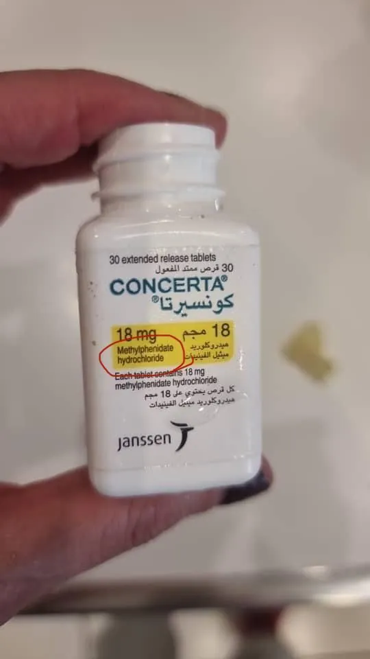 🧠 Concerta 18mg 💊