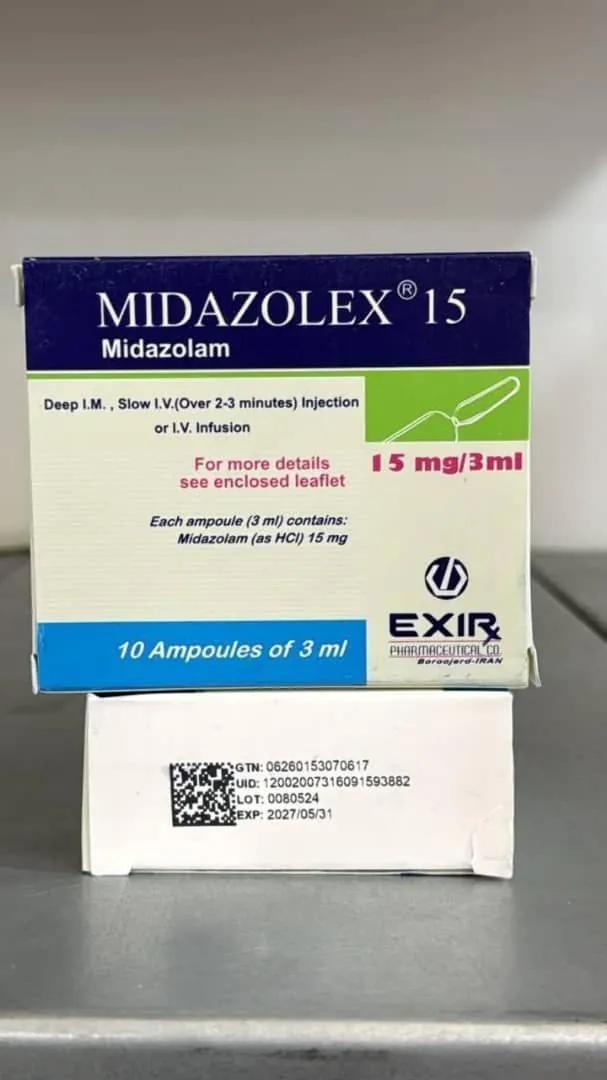 💉 ميدازوليكس ۱۵ ملغ 💉