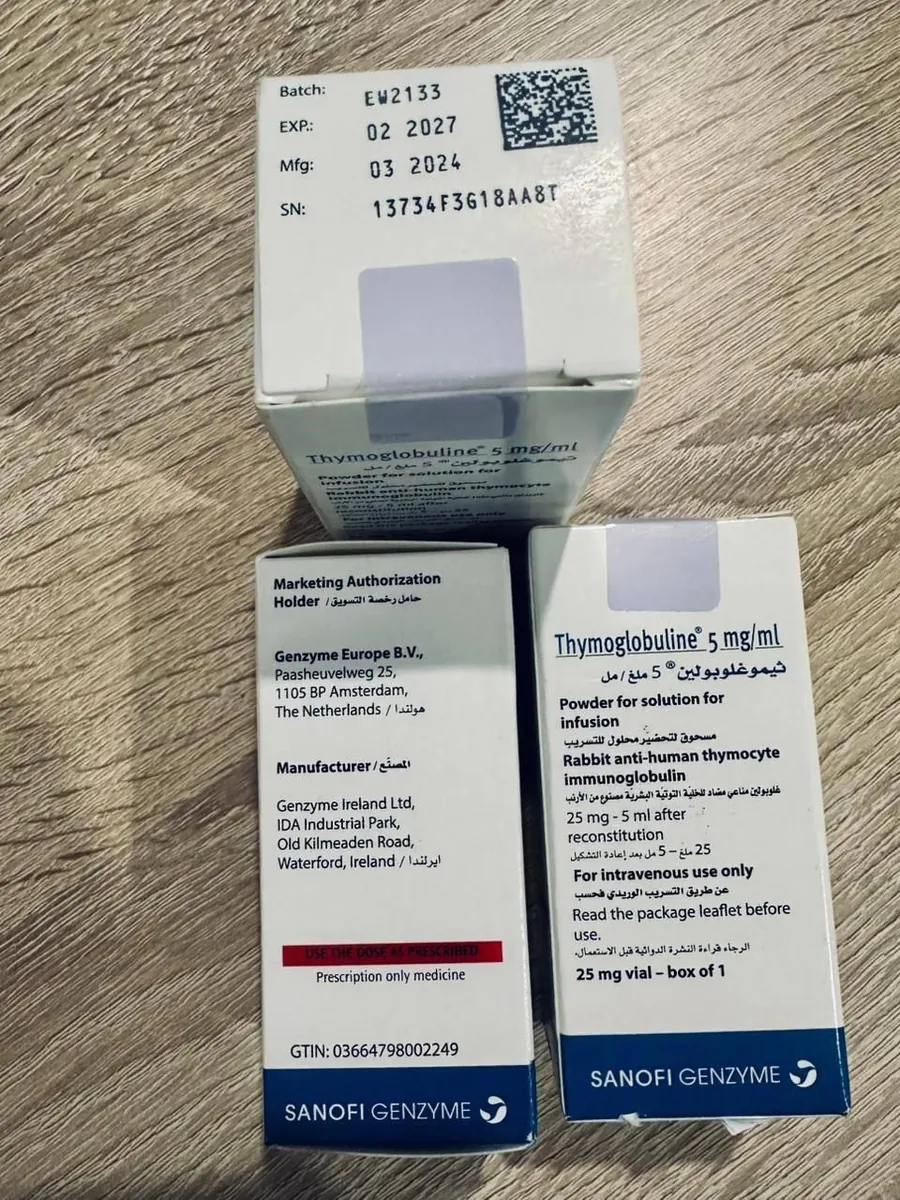 💉 تیموگلوبولین ۲۵ میلی‌گرم 💉