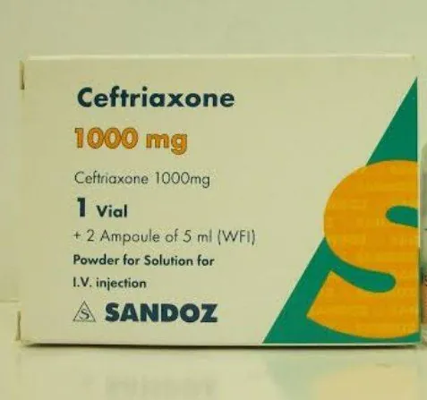 💉 مسحوق سيفترياكسون ١٠٠٠ ملغ 💉
