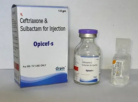 💉 سفتریاکسون وسولباكتام ١.٥ غرام 💉