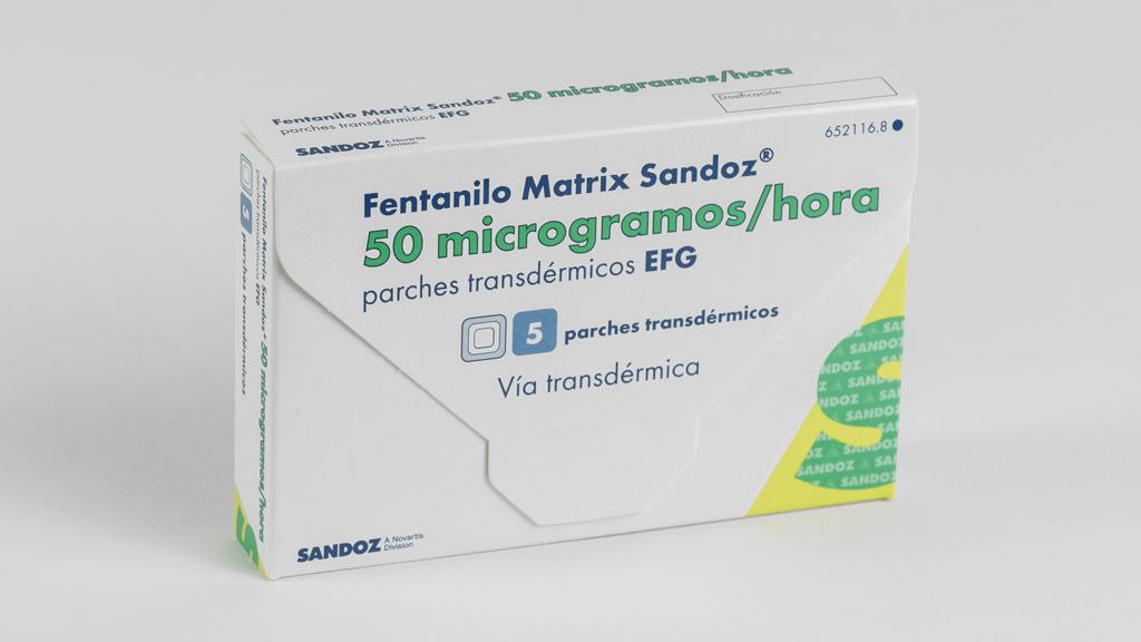 💉 پچ‌ فنتانیلو ساندوز ۵۰ میکروگرم/ساعت 💉