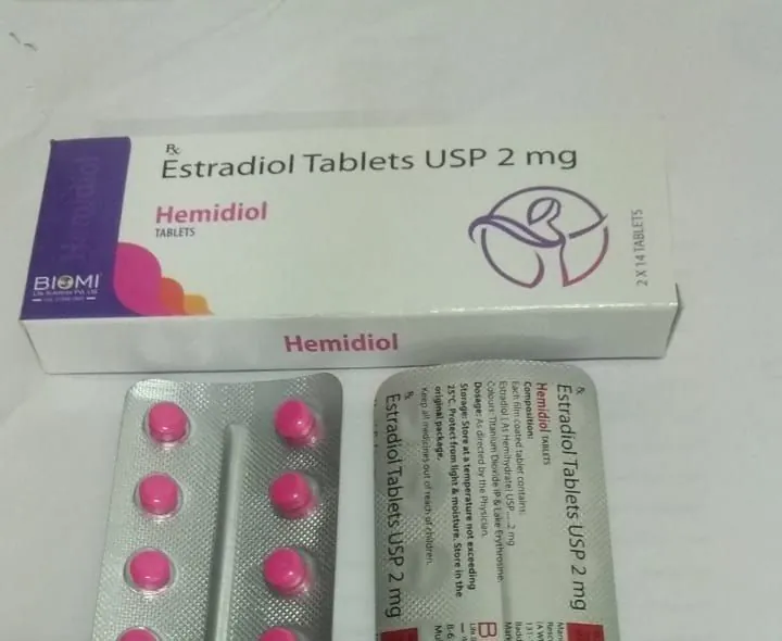 💊 قرص همیدیول استرادیول USP ۲ میلی‌گرم 💊