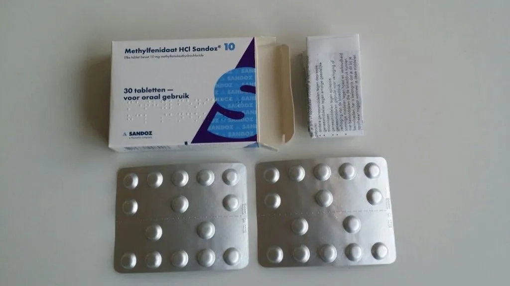 💊 أقراص ميثيل فينيدات HCl ساندوز ۱۰ ملغ 💊