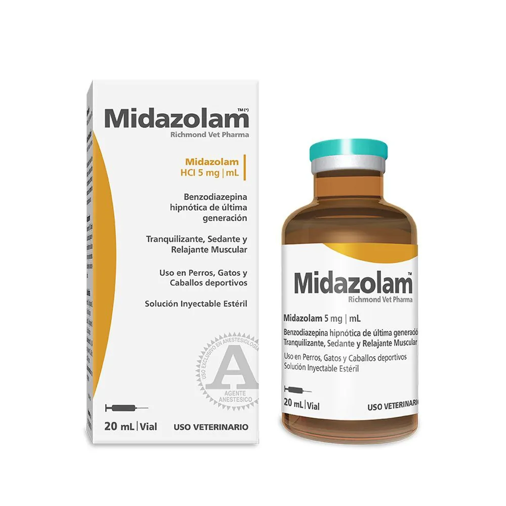 💉 ویال میدازولام HCI ۵ میلی‌گرم/میلی‌لیتر ۲۰ میلی‌لیتر 💉