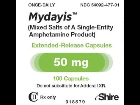Mydayis 50mg Uzun Salınımlı Kapsüller