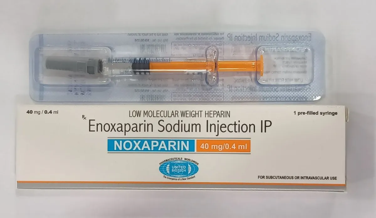 💉  انوکساپارین ۴۰ میلی‌گرم/۰.۴ میلی‌لیتر 💉