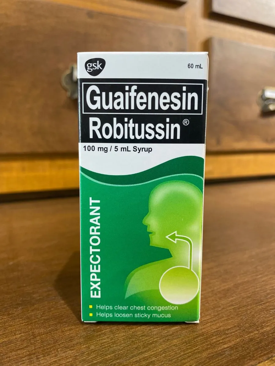 🍼 شراب روبيتوسين غايفينيسين ۱۰۰ ملغ/۵ مل 🍼